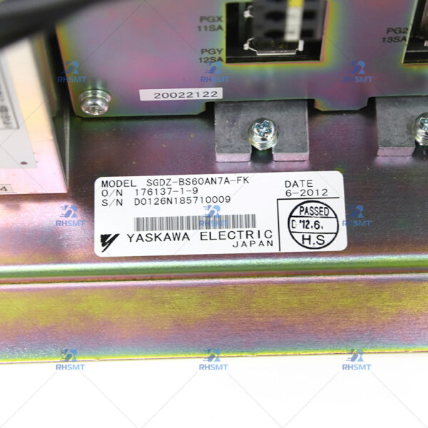 FUJI NXT SERVO DRIVER SGDZ-BS60AN7A-FK XB02290 - Image 2