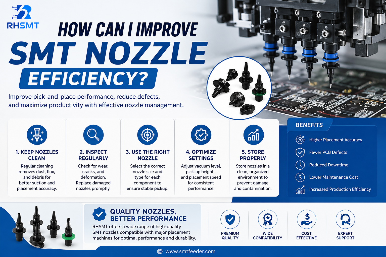 How Can I Improve SMT Nozzle Efficiency